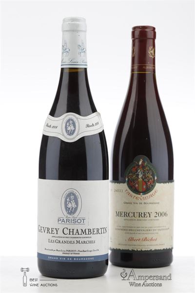 MIXED LOT RED BURGUNDY 2006 - Parisot/Bichot - 2 Bottles