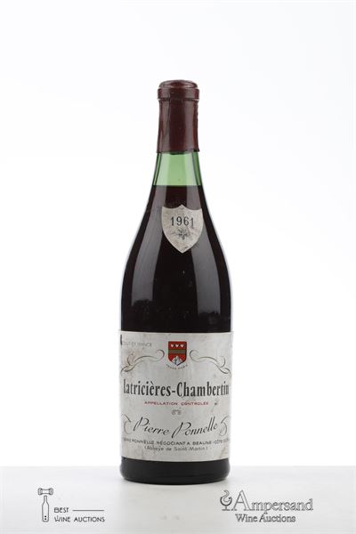LATRICIERES CHAMBERTIN 1961 - Pierre Ponnelle - 1 Bottle