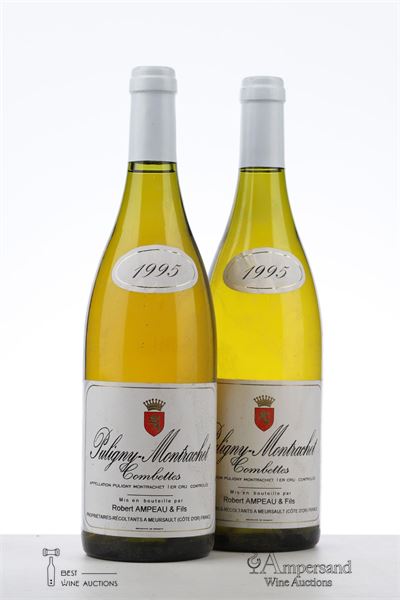 PULIGNY MONTRACHET LES COMBETTES 1995 - Robert Ampeau - 2 Bottles