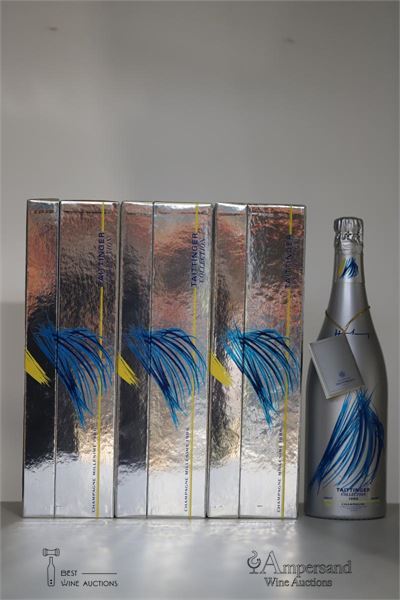TAITTINGER COLLECTION HARTUNG 1986 - Taittinger - 3 Bottles - Oc 1