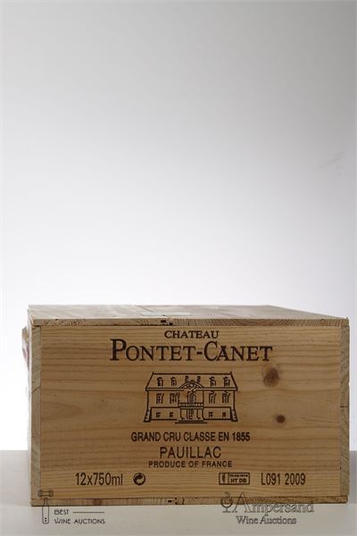 PONTET CANET 2009 - Mc - 12 Bottles - Owc 12