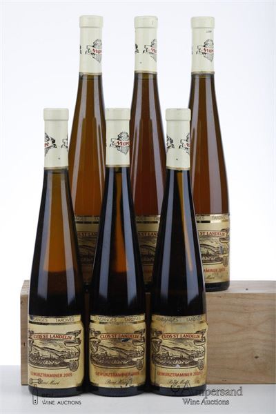 GEWURZTRAMINER VENDANGES TARDIVES CLOS ST LANDELIN 2005 - Rene Mure - 6 x 0.50 Litre Bottles