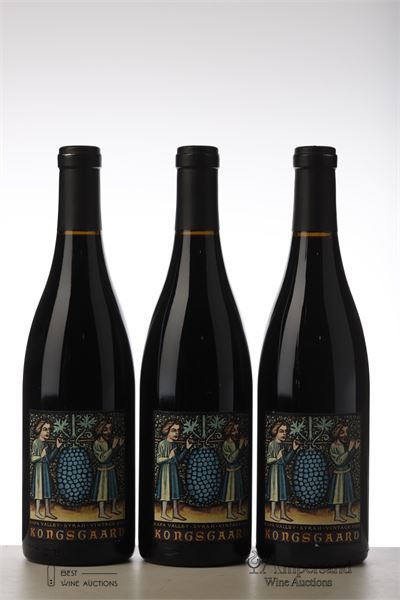 KONGSGAARD SYRAH 2016 - Kongsgaard - 3 Bottles
