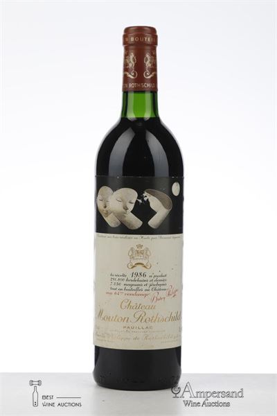 MOUTON ROTHSCHILD 1986 - Mc - 1 Bottle