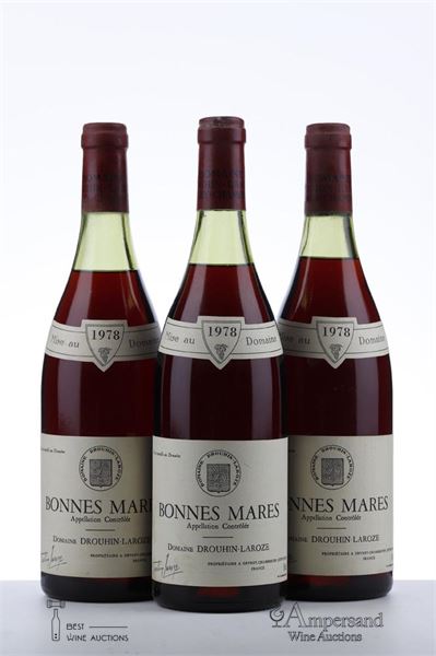 BONNES MARES 1978 - Drouhin Laroze - 3 Bottles
