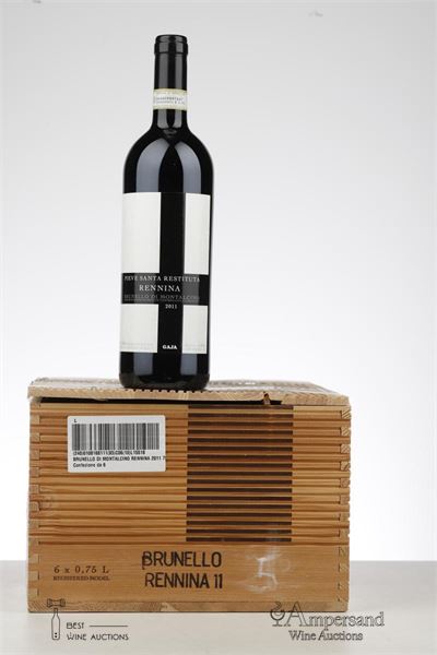 BRUNELLO DI MONTALCINO RENNINA 2011 - Gaja - 5 Bottles - Owc 6