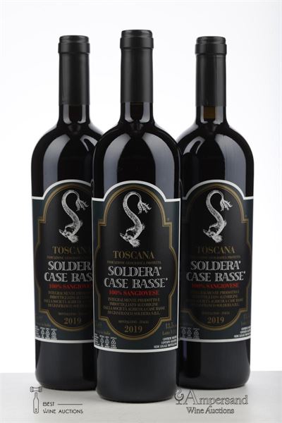 100% SANGIOVESE CASE BASSE 2019 - Soldera - 3 Bottles - Oc 3