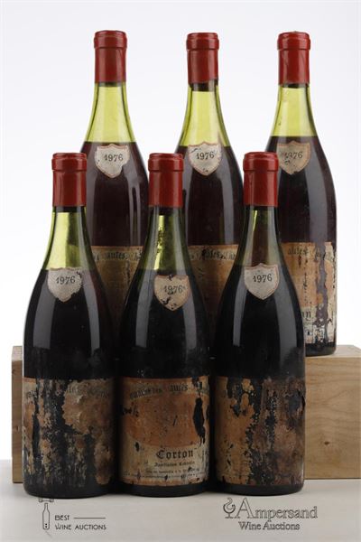 CORTON 1976 - Domaine des Hautes Chapelles - 6 Bottles