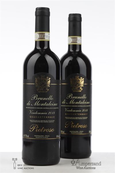 BRUNELLO DI MONTALCINO QUARANTENNALE 2018 - Pietroso - 2 Bottles