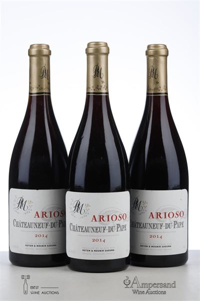 CHATEAUNEUF DU PAPE ARIOSO 2014 - Rotem et Mounir Saouma - 3 Bottles