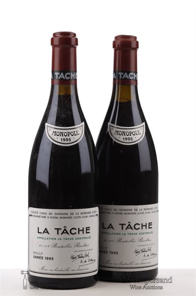 LA TACHE 1995 - Domaine de la Romanee Conti - 2 Bottles