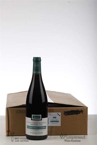 NUITS ST GEORGES CLOS DES PORRETS ST GEORGES 2017 - Henri Gouges - 6 Bottles - Oc 6