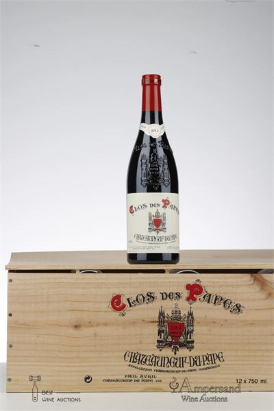 CHATEAUNEUF DU PAPE CLOS DES PAPES 2015 - Paul Avril - 12 Bottles - Owc 12