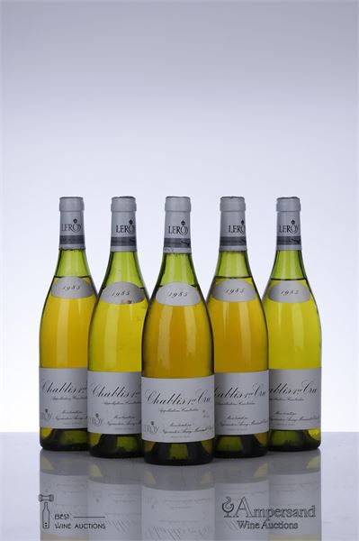 CHABLIS 1ER CRU 1985 - Leroy Negociant - 5 Bottles