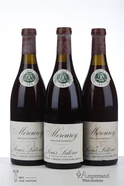 MERCUREY 1985 - Louis Latour - 3 Bottles