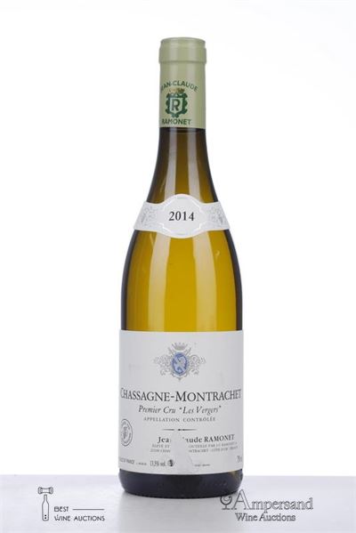 CHASSAGNE MONTRACHET BLANC LES VERGERS 2014 - Ramonet - 1 Bottle