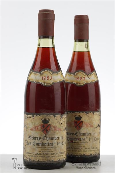 GEVREY CHAMBERTIN LES COMBOTTES 1983 - Andre Coquard Chauvenet - 2 Bottles