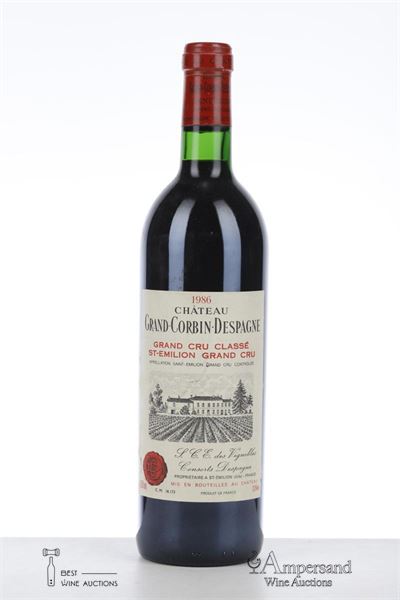GRAND CORBIN D'ESPAGNE 1986 - Mc - 1 Bottle