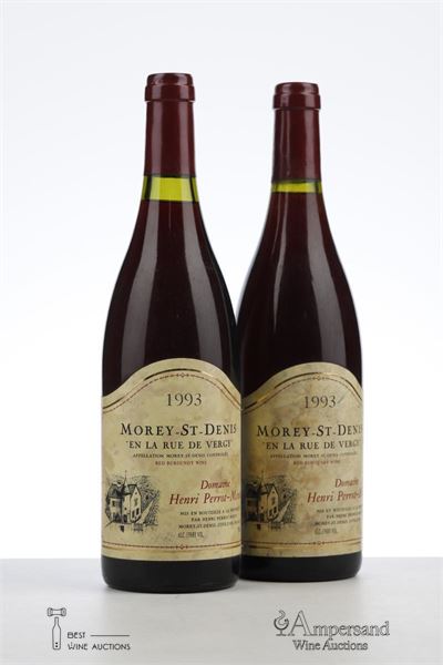 MOREY ST DENIS EN LA RUE DE VERGY 1993 - Henri Perrot Minot - 2 Bottles