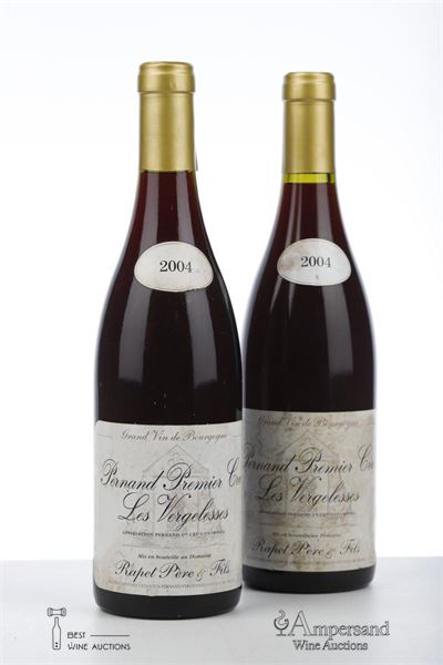 PERNAND VERGELESSES ROUGE LES VERGELESSES 2004 - Rapet - 2 Bottles