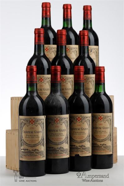 GAZIN 1982 - 10 Bottles