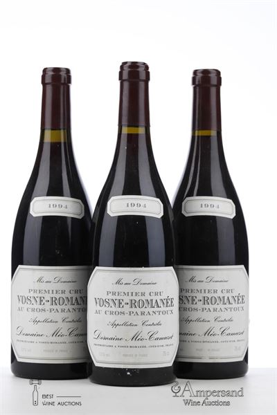 VOSNE ROMANEE AU CROS PARANTOUX 1994 - Meo Camuzet - 3 Bottles
