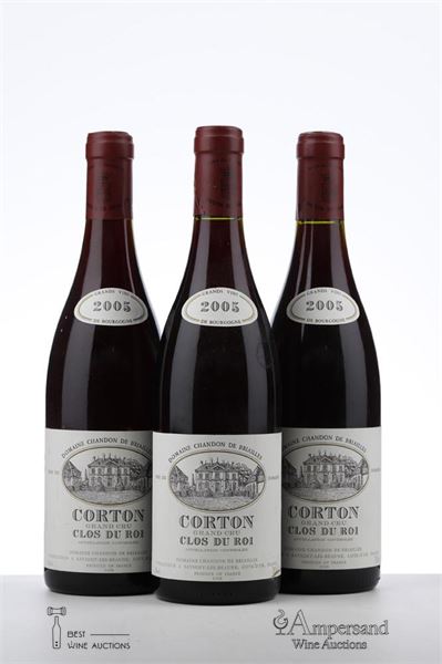 CORTON CLOS DU ROI 2005 - Chandon de Briailles - 3 Bottles