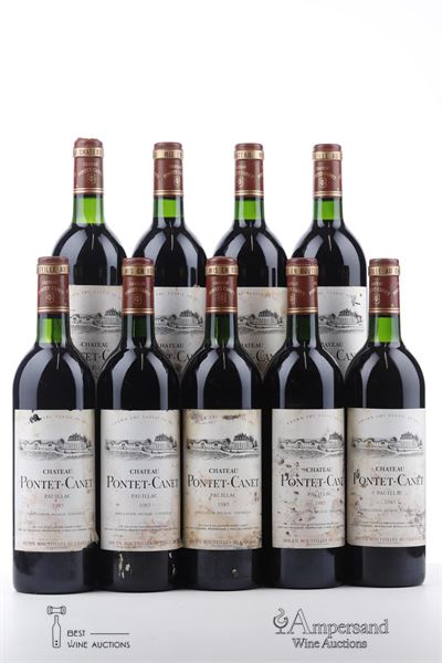 PONTET CANET 1985 - Mc - 9 Bottles
