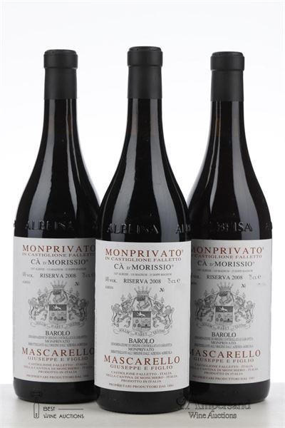 BAROLO MONPRIVATO RISERVA CA D'MORISSIO 2008 - Giuseppe Mascarello - 3 Bottles
