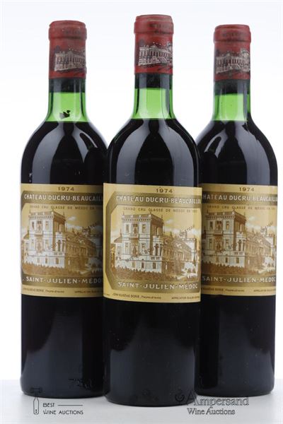 DUCRU BEAUCAILLOU 1974 - Mc - 3 Bottles