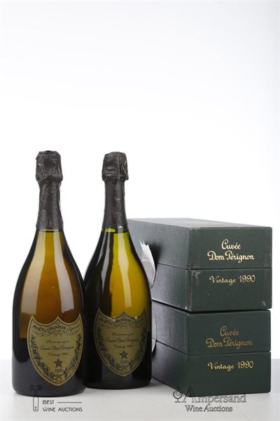 DOM PERIGNON 1990 - Moet et Chandon - 2 Bottles - Oc1