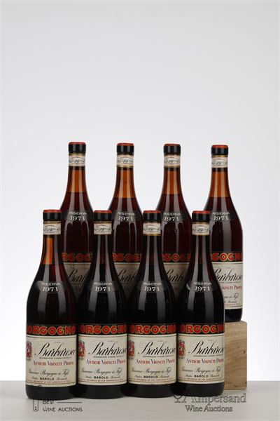 BARBARESCO RISERVA ANTICHI VIGNETI PROPRI 1971 - G. Borgogno - 8 x 0,720Ltr