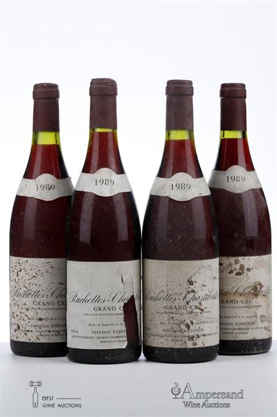RUCHOTTES CHAMBERTIN 1989 - Frederic Esmonin - 4 Bottles
