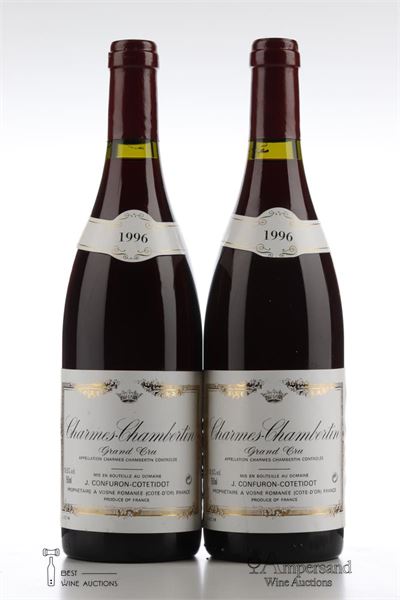 CHARMES CHAMBERTIN Confuron Cotetidot 1996 - 2 Bottles