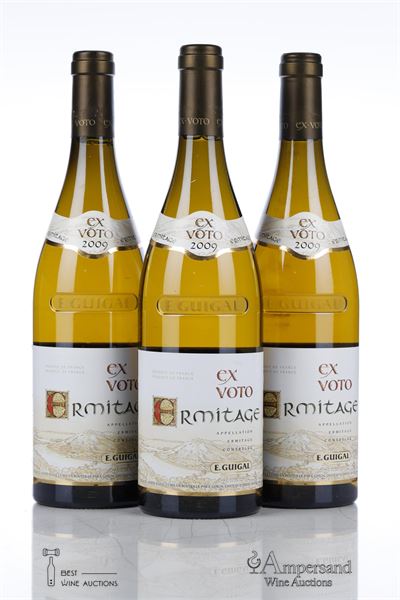 ERMITAGE BLANC EX VOTO 2009 - Guigal - 3 Bottles - Owc 3