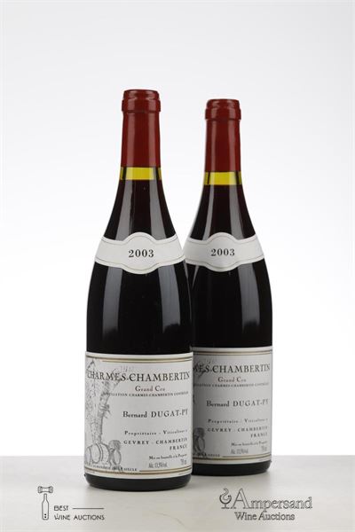 CHARMES CHAMBERTIN 2003 - Dugat Py - 2 Bottles