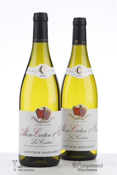ALOXE CORTON BLANC LA COUTIERE 2021 - Capitain Gagnerot - 2 Bottles