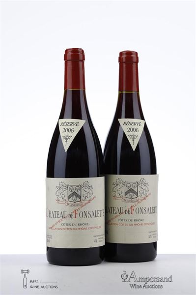 CHATEAU DE FONSALETTE 2006 - Rayas - 2 Bottles