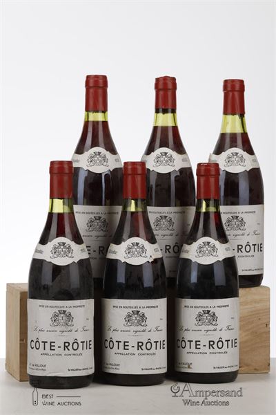 COTE ROTIE 1976 - L. F. de Vallouit - 6 Bottles