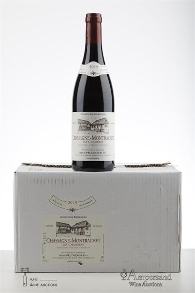 CHASSAGNE MONTRACHET ROUGE LES CHAMBRES 2019 - Henri Prudhon - 6 Bottles - Oc 6