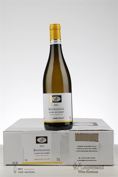 BOURGOGNE BLANC LE HAUT DES CHAMPS 2021 -  Jean Marc Pillot - 6 Bottles - Oc 6