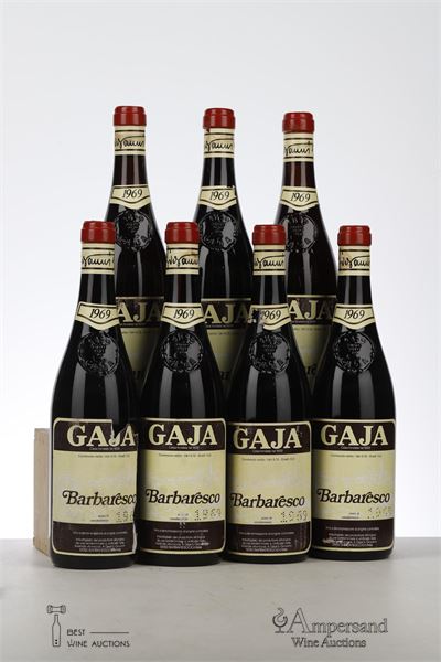 BARBARESCO 1969 - Gaja - 7 Bottles