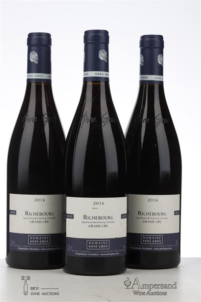RICHEBOURG 2016 - Anne Gros - 3 Bottles