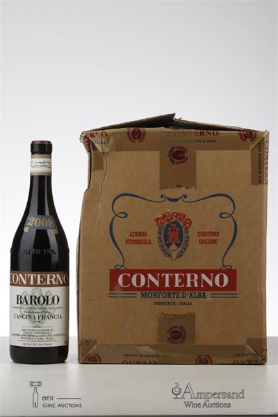 BAROLO CASCINA FRANCIA 2008 - Giacomo Conterno - 11 Bottles - Oc 12