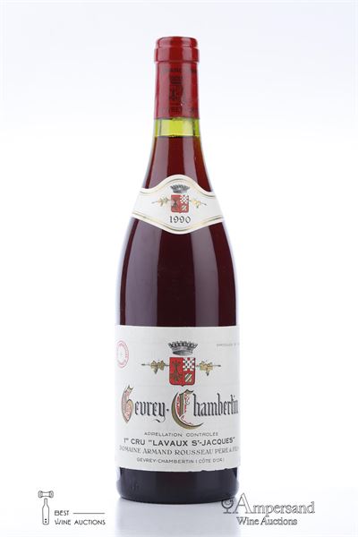 GEVREY CHAMBERTIN LAVAUX ST JACQUES 1990 - Armand Rousseau - 1 Bottle