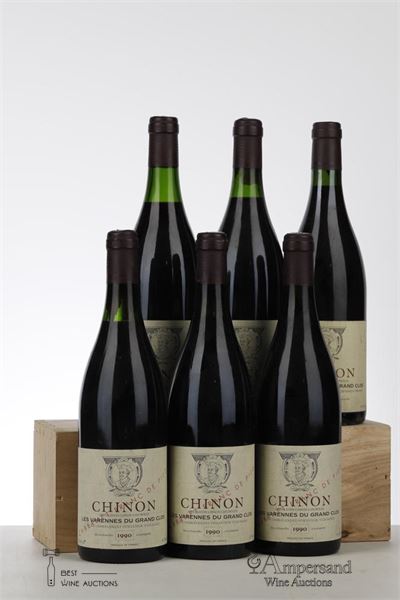 CHINON LES VARENNES DU GRAND CLOS 1990 - Charles Joguet - 6 Bottles
