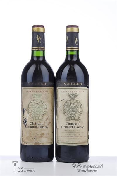 GRUAUD LAROSE 1990 - Mc - 2 Bottles