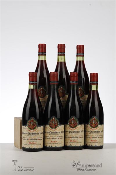 GEVREY CHAMBERTIN 1969 - Moillard - 7 Bottles
