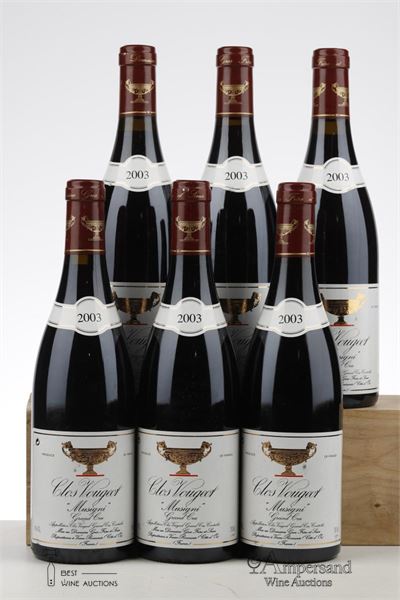 CLOS VOUGEOT MUSIGNI 2003 - Gros Frere et Soeur - 6 Bottles