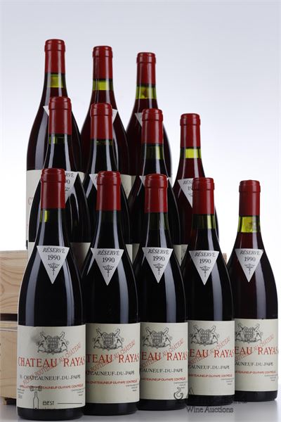 CHATEAUNEUF DU PAPE RAYAS 1990 - Reynaud - 12 Bottles